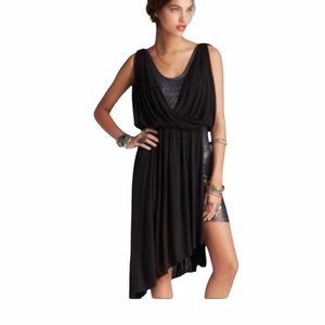 🔴 Free People Shimmer Asymmetrical Dress